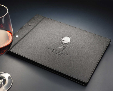 Logo trade corporate gifts image of: Menu cover 1083270